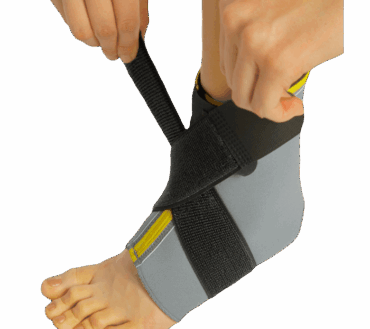 Orteza Pentru Glezna Cu Bandaj Incrucisat MorsaCyberg, Cod 90.401