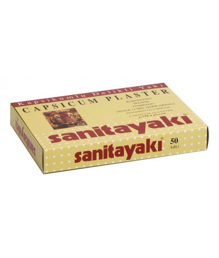 Plasturi Antireumatici Cu Ardei Iute Sanitayaki ( 50 Buc) - imagine 2