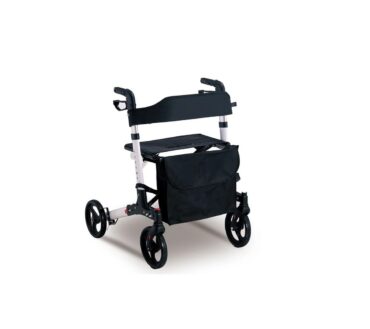 Rolator pliabil din aluminiu cu 4 roti si geanta cumparaturi JL9181H Dr. Happy