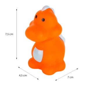 Set 5 jucării de baie Akuku A0169 Dinozauri – sigure, colorate, fără BPA - imagine 4
