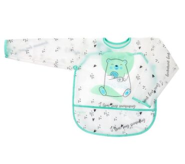 Bavetă cu mâneci lungi Akuku A0518 verde