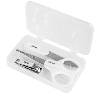 Set Manichiura Bebeluși ,3 piese, Fără BPA, Akuku A0040