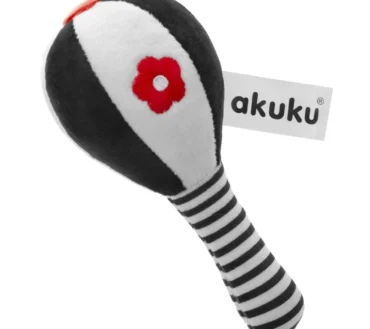 Jucărie zornăitoare de pluș Akuku A0483 Hammer – moale, sigură, pentru bebeluși